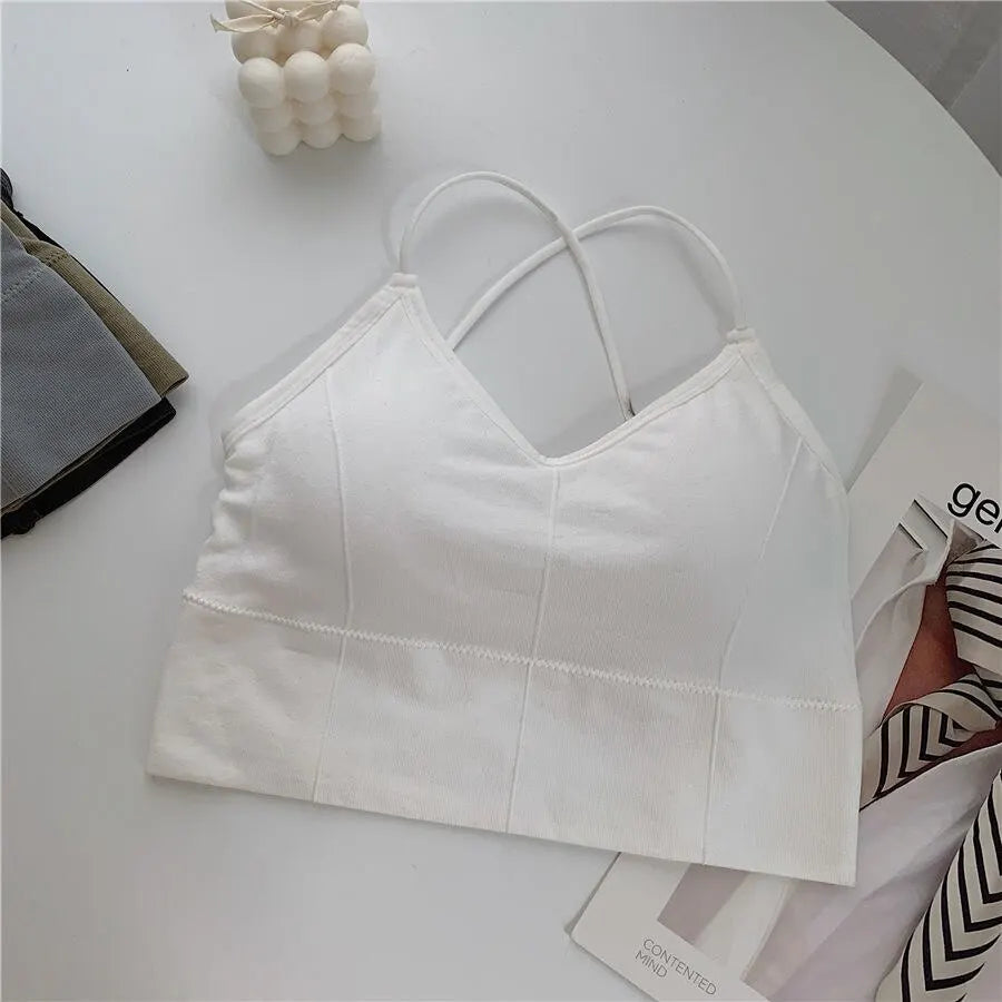 Women Cross Strap Sports Bra Top Women Push up Sport Bra Yoga Gym Crop Top Brassiere Fitness Top Sport Bra Breathable Bras