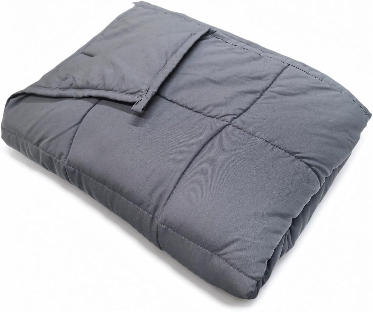 Adult Weighted Blkets (15 Lbs, 60” X 80”, Queen Size) Heavy Blket, Orgic Cotton with Natural Glass Beads