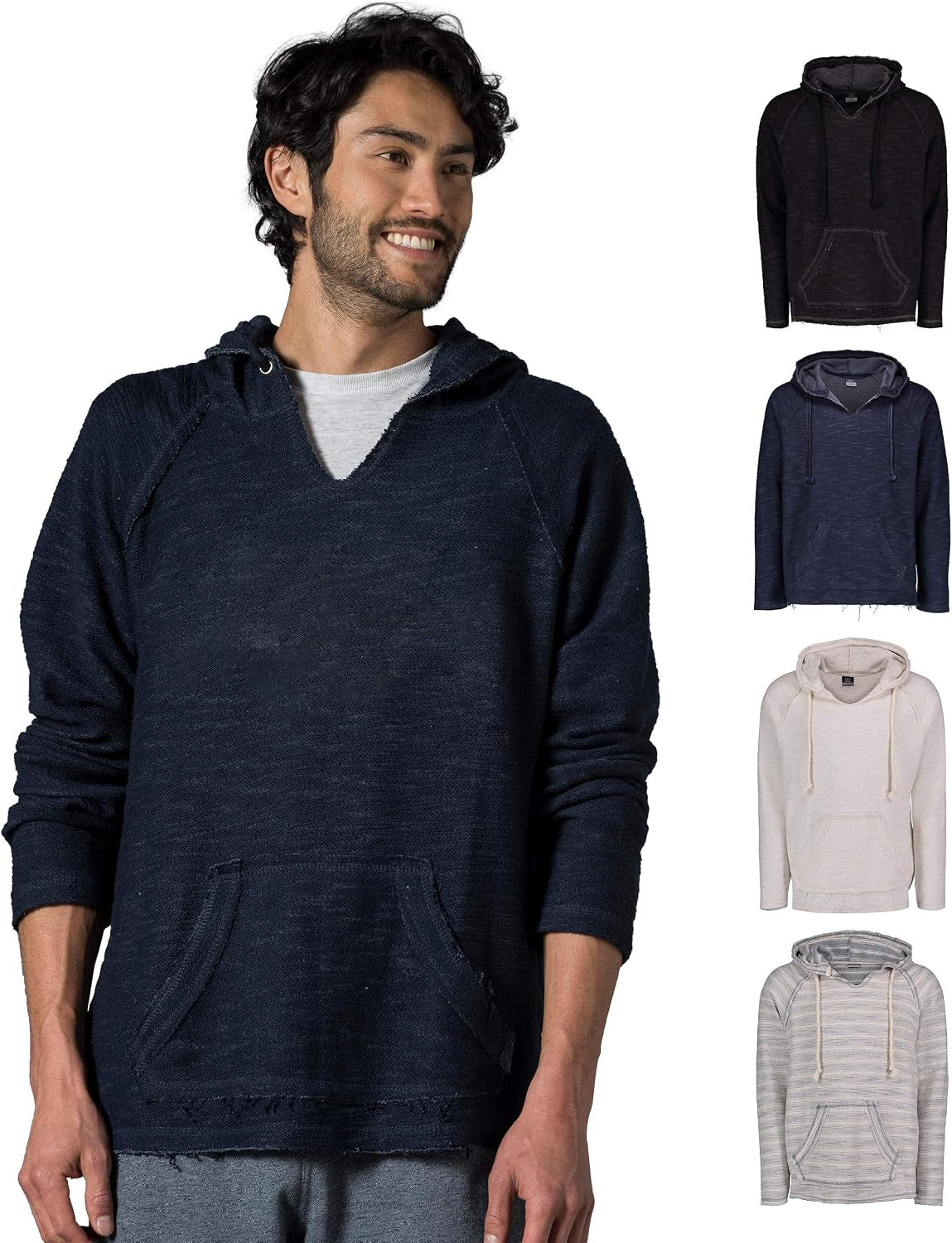 Men'S Baja Hoodie - Lightweight Pullover Hoodie
