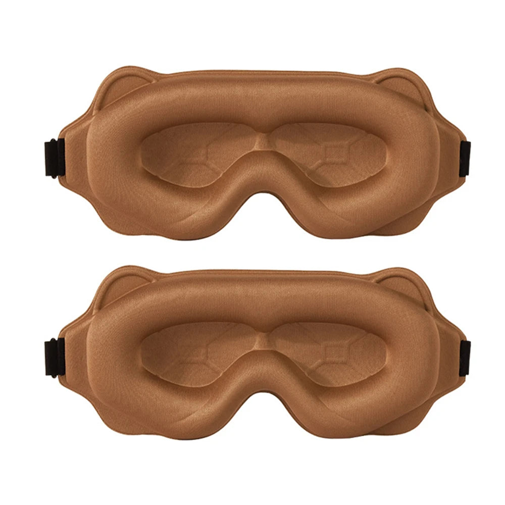 3D Sleeping Mask Block Out Light Sleep Mask for Eyes Soft Sleeping Aid Eye Mask for Travel Eyeshade Night Breathable Slaapmasker