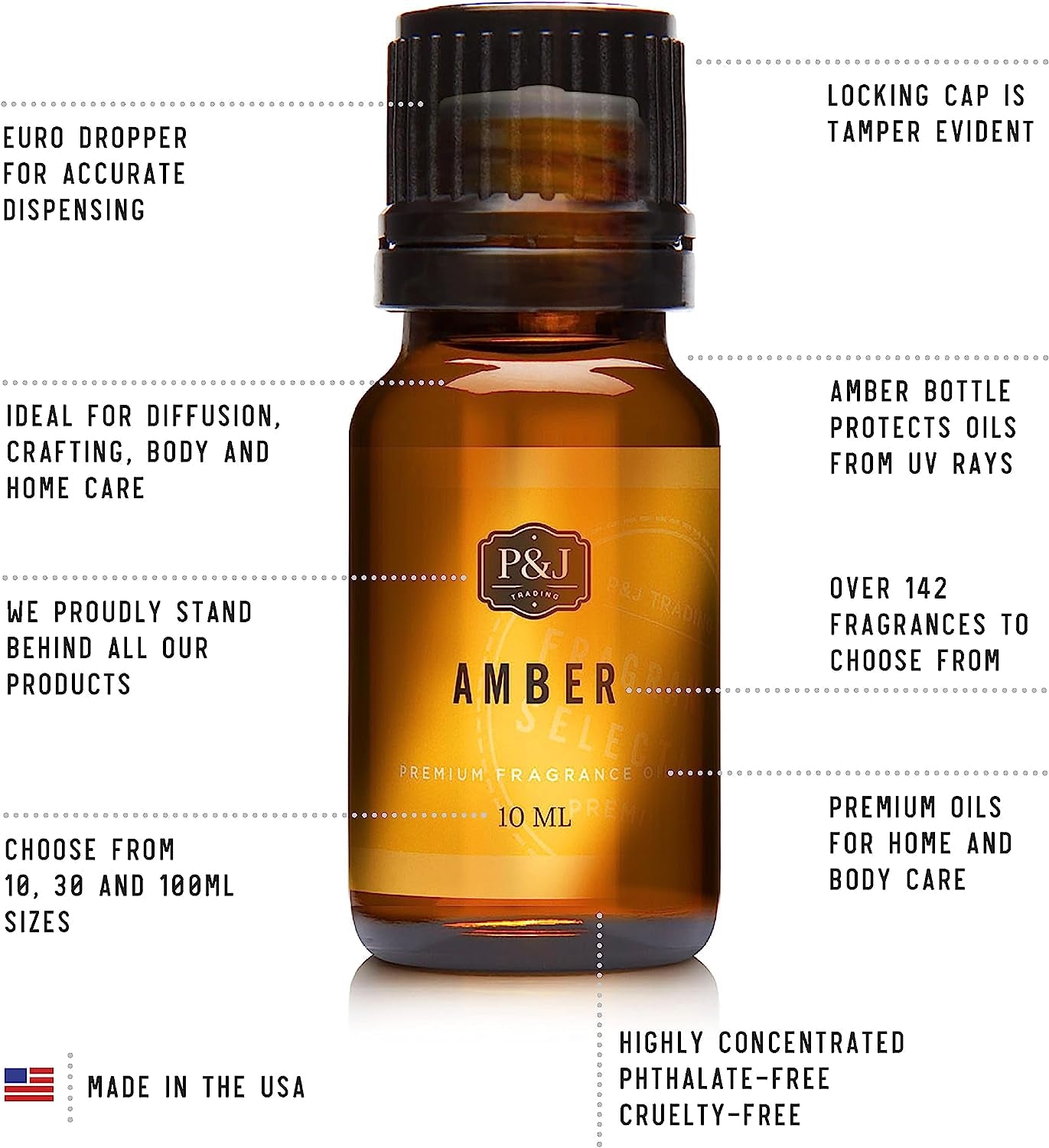 Fragrance Oil for Diffusers for Home - Rose 10Ml Fragrance Scents for Candle Making - Soap Making Supplies & Car Diffuser Scents