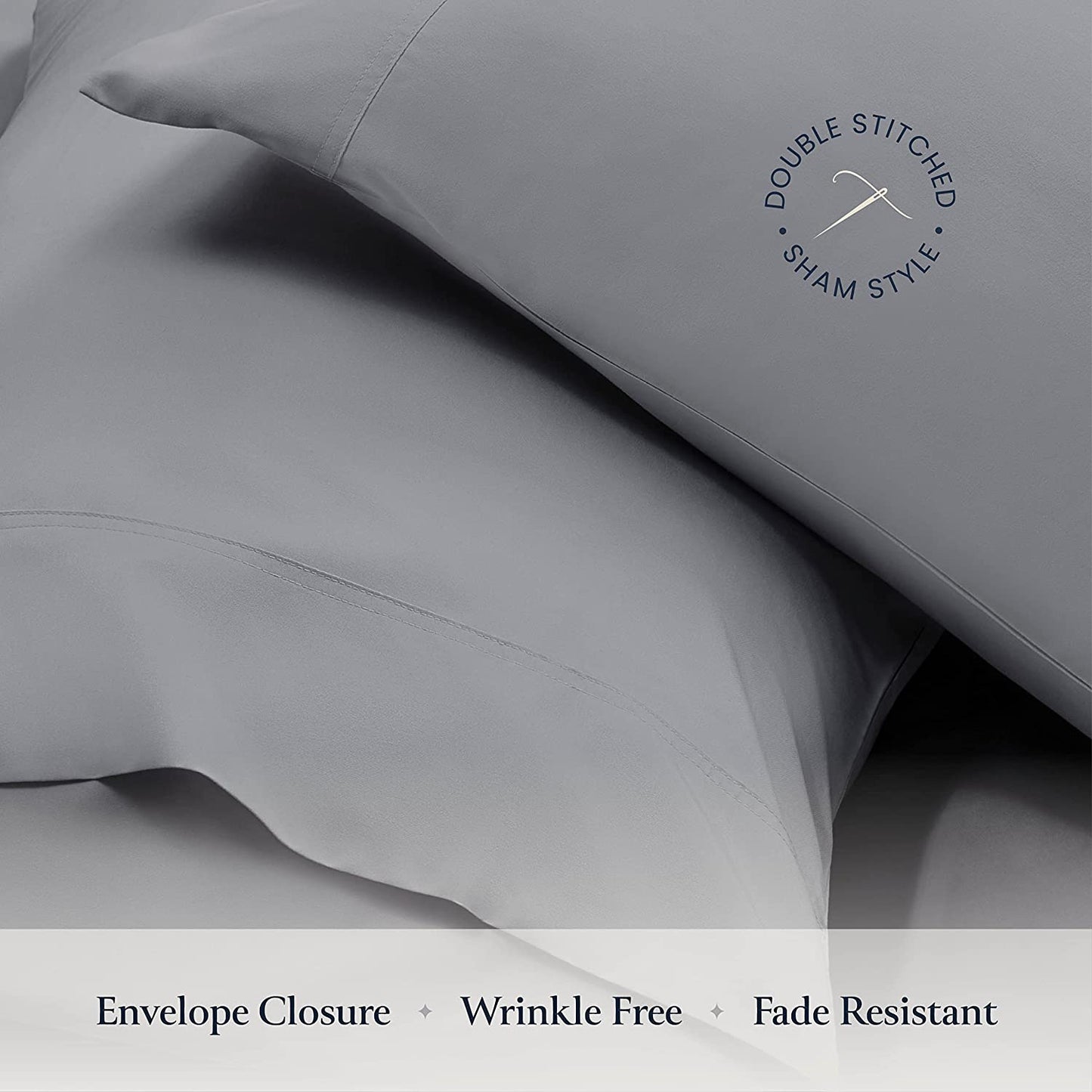 Silky Soft Cali King Sheet Set -Luxury 6 Piece Bed Sheets for California King Size Bed, Secure-Fit Deep Pocket Sheets with Elastic, Breathable Hotel Sheets & Pillowcase Set, Wrinkle Free