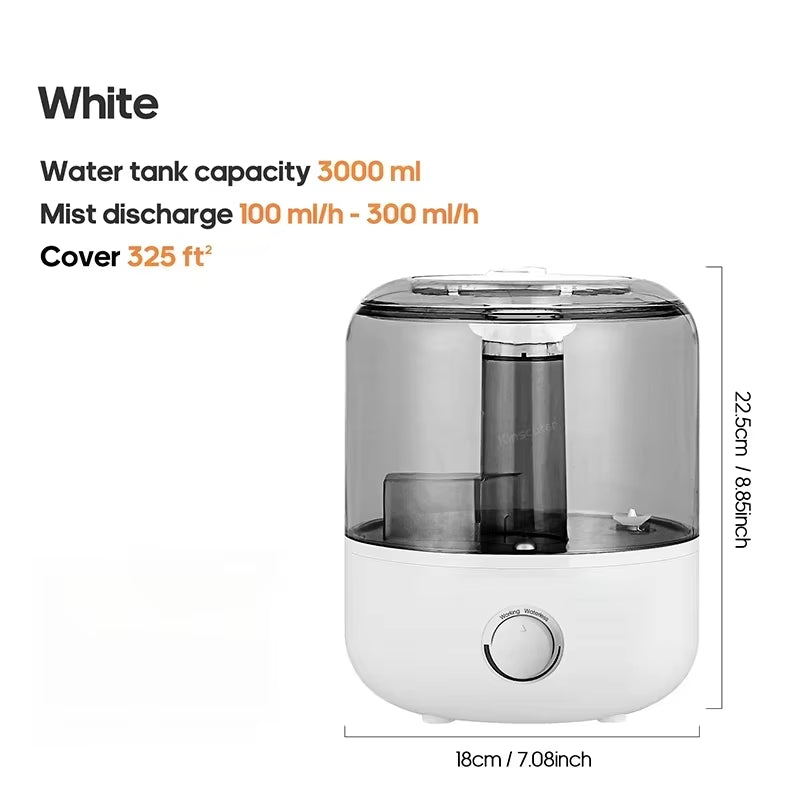 CK2 3L Professional Large Capacity Household Silent Air Humidifier Plant Spray Aroma Diffuser with Remote Control Timer