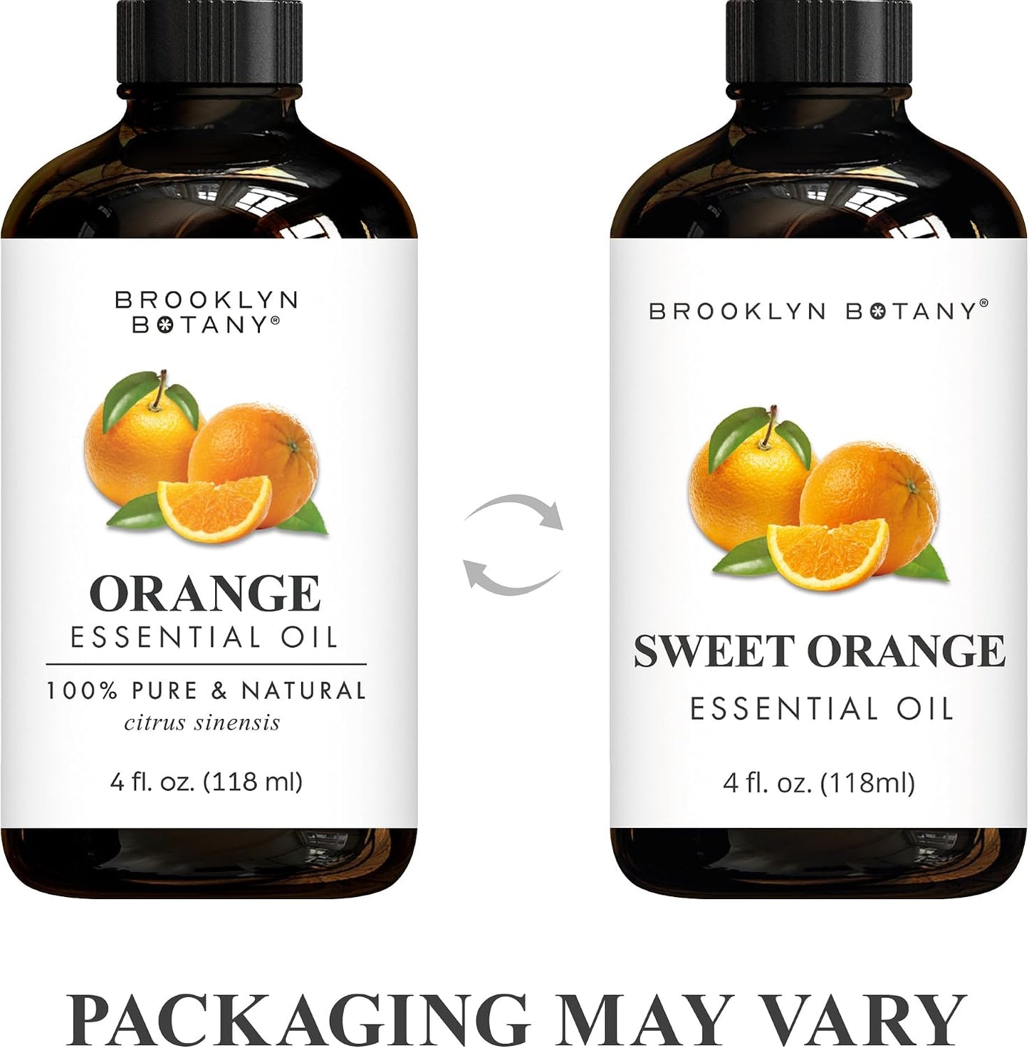 Sweet Orange Essential Oil - Huge 4 Fl Oz - 100% Pure and Natural - Premium Grade with Dropper - for Aromatherapy and Diffuser