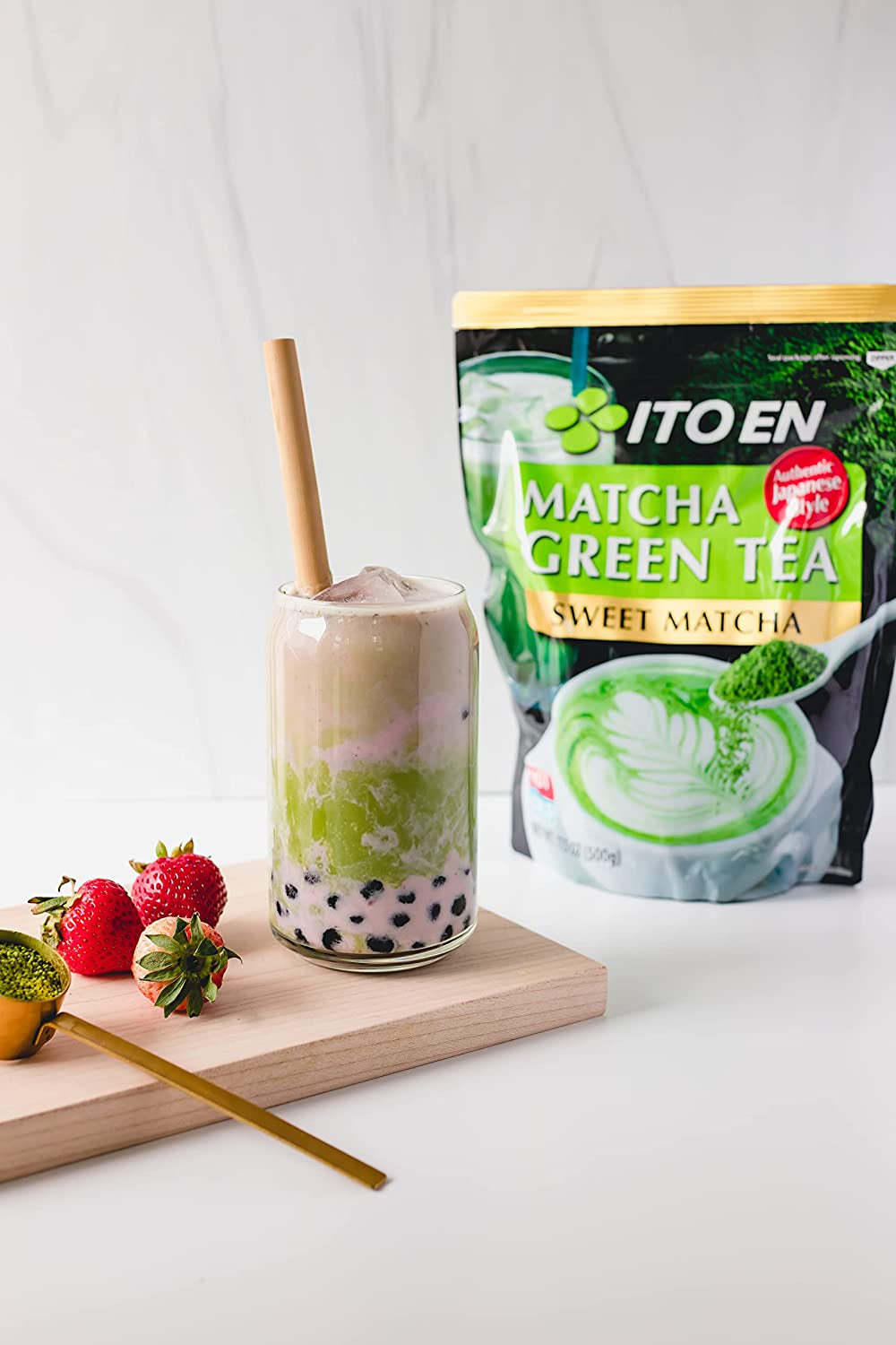 Matcha Green Tea, Sweet Powder, 17.5 Ounce (Pack of 1), Sweetened Green Tea Powder