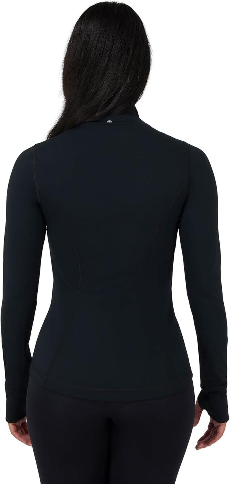 Full Zip Running Track Jacket Lightweight Athletic Slim Fit Jacket with Thumbholes