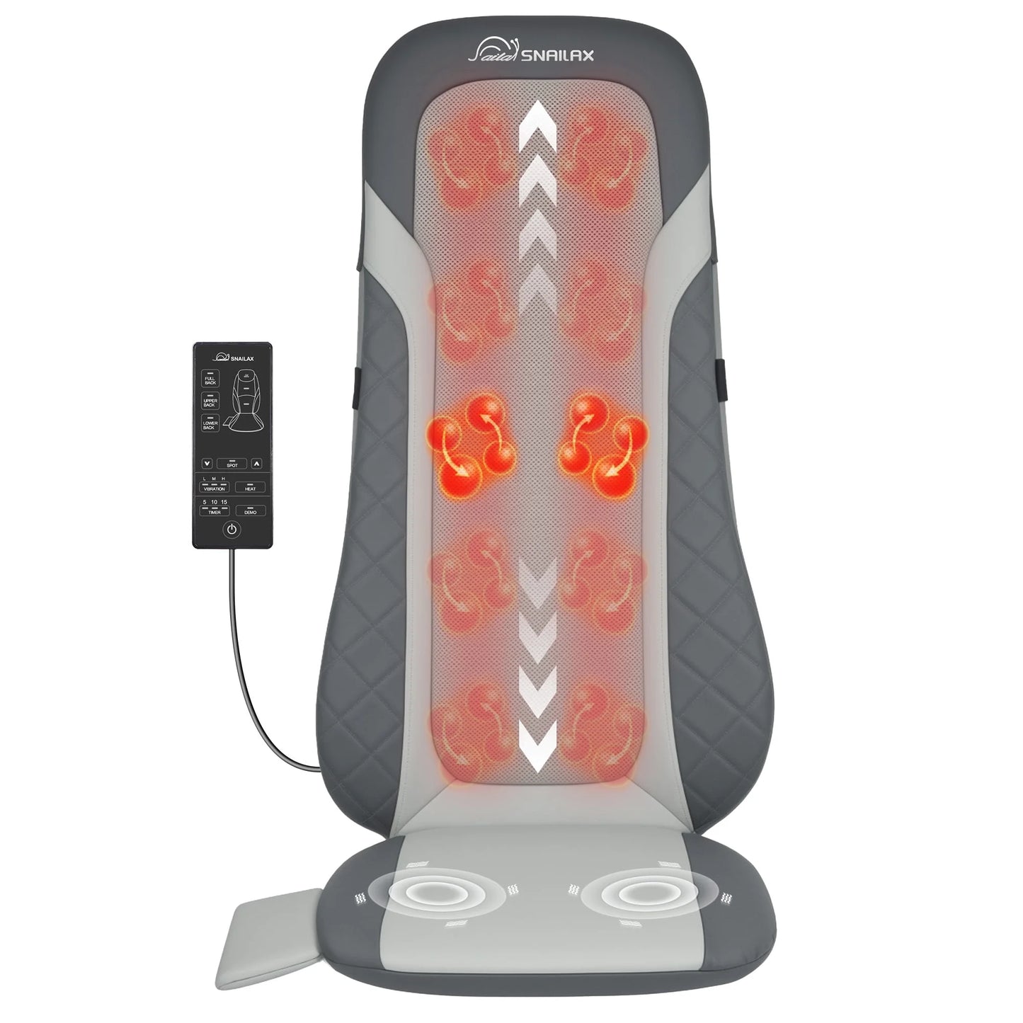 2026 Upgraded Shiatsu Back Massager with Heat, Full Back and Seat Massage Cushion for Pain Relief and Relaxation